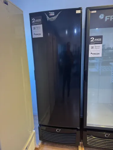 Freezer/conservador vertical 569 litros preto novo