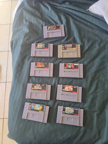 Fitas Originais Super Nintendo preço na Descrição