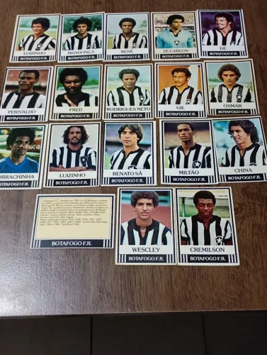 Futebol cards original Botafogo conforme cartão controle