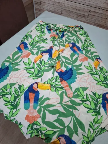 Saia longa estampada casual Tam 42 Rener