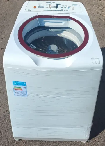 MAQUINA DE LAVAR BRASTEMP 15KG TURBO AGITAÇÃO CESTO INOX PRATICAMENTE NOVA NO PLÁSTICO