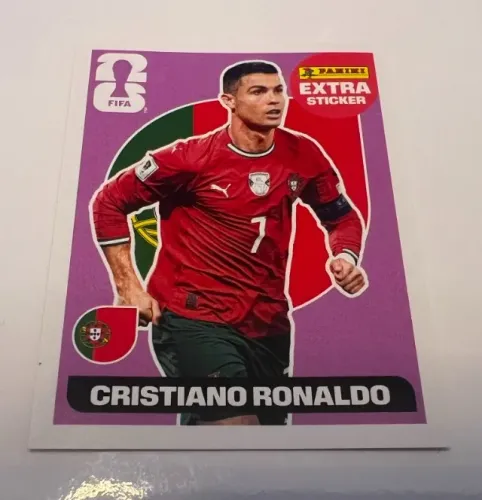 \Cristiano Ronaldo PURPLE - ORIGINAL 2026 - Figurinha LEGEND