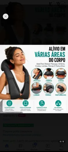 Massageador para ombro , costas, pescoço