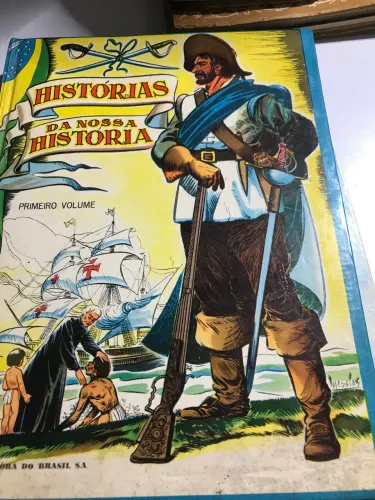 História do Brasil tres volumes quadrinhos