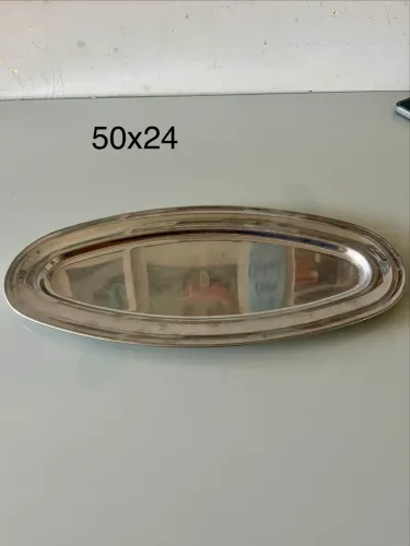 Travessa oval de inox