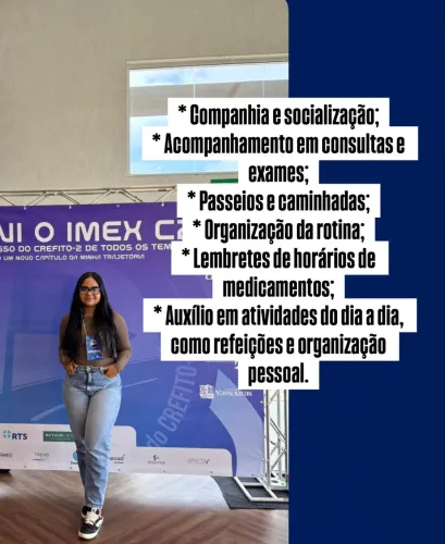 Cuidadora e acompanhante de idosos