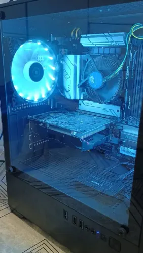 PC Gamer Completo + Monitor + Kit Gamer | i5 + 16GB + RX 550 4GB