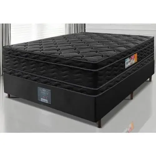 Cama casal com colchão em molas