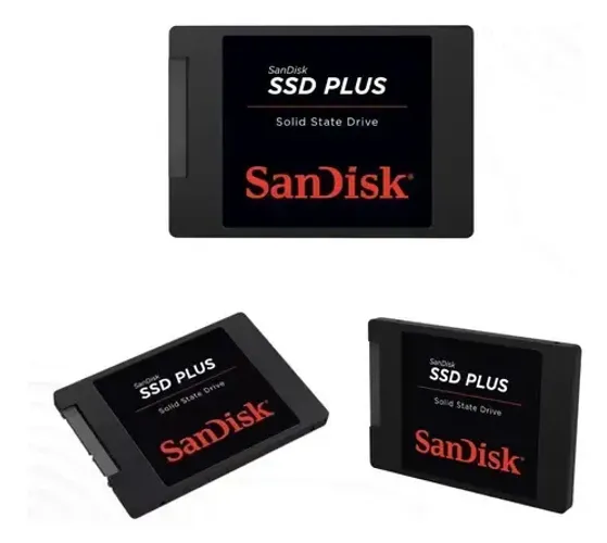 Ssd 480gb Sata Interno Sandisk Plus SDSSDA-480G-G26 2,5 Polegadas