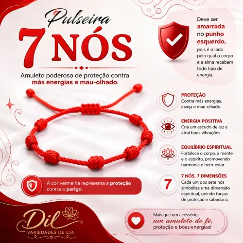 Pulseira 7 nós