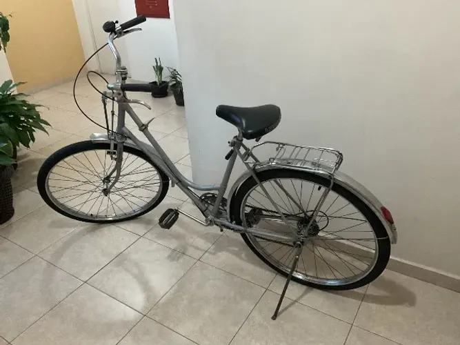 Bicicleta Monark Ipanema Série  Prata ano 1985