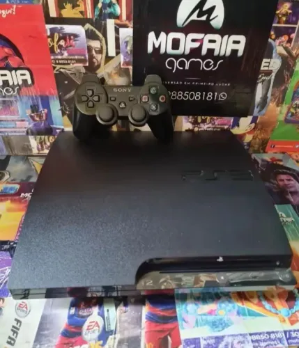 Ps3 seminovos dois controles tres meses de garantia