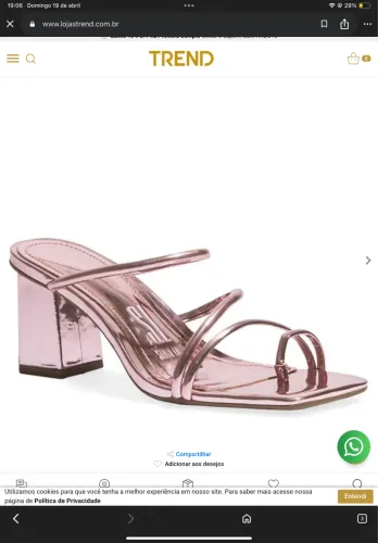 Salto rosa rose Santa Lola 