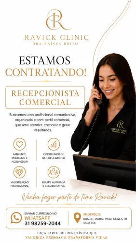 Recepcionista comercial