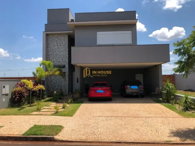 Casa moderna em condomínio no Jardim Valencia, Ribeirão Preto