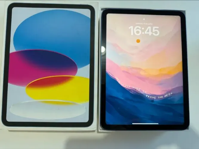 iPad 10ª Geração 256GB Azul | Estado de Novo | Caixa Original