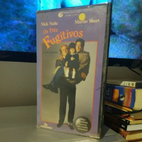 fita de vídeo vhs filme comédia " Os três fugitivos " comédia legendado