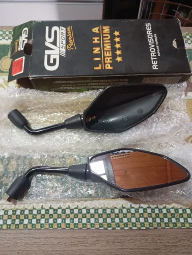 ESPELHO RETROVISOR PARA YAMAHA MT 03,07 E 09 DIREITO COM ESPELHO E ESQUERDO SEM ESPELHO.