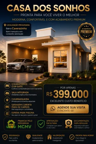 Casa nova pronta para morar