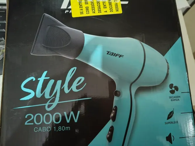 Secador novo na caixa 