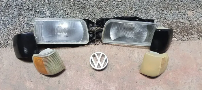 Faróis farol gol quadrado 