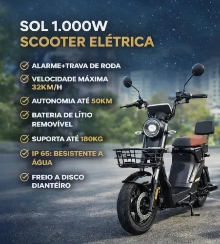 Scooter Sol 1000w Nova