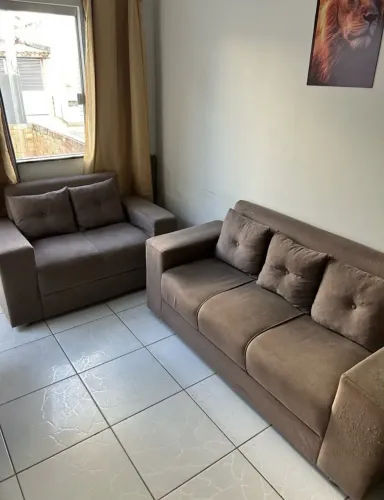 Conjunto de Sofás 2 e 3 Lugares - Confortáveis e Espaçosos