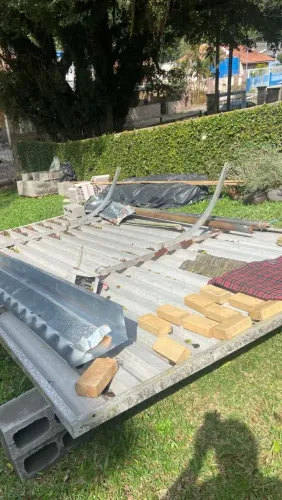 Estrutura Metálica Garagem 2,50x4,50m
