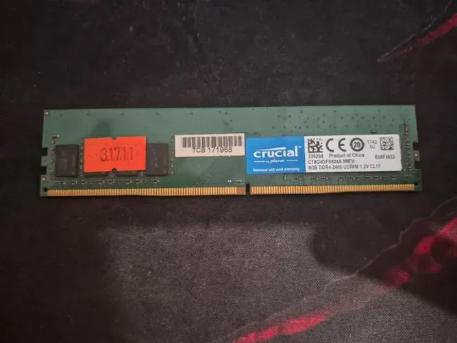 Memória RAM DDR4 8gb 2400Mhz Crucial