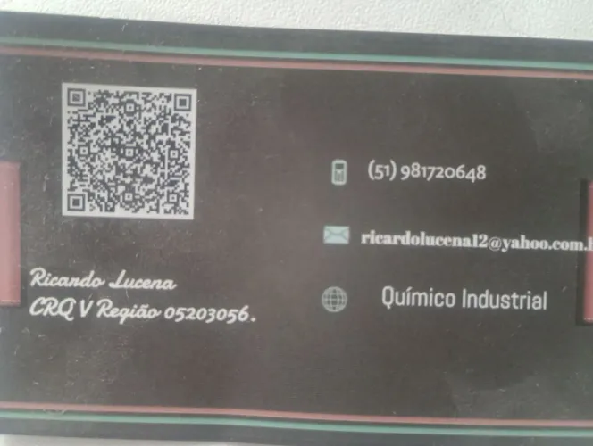 Quimico Industrial para Responsabilidade Técnica 