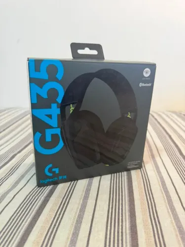 Headset Gamer Logitech G435 LIGHTSPEED - Completo com Caixa (funcionando 100%)