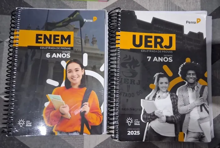 VENDO COLETÂNEA DE PROVAS ENEM E UERJ