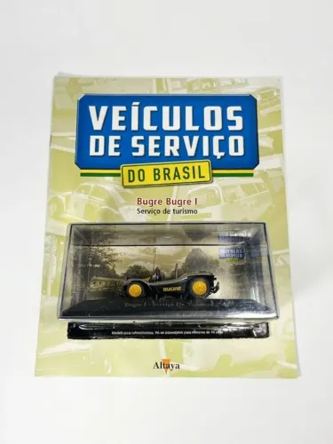 Colecionável Miniatura Bugre I Serviço De Turismo Escala 1:43 Altaya Com Encarte Original