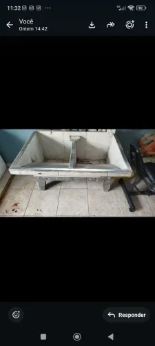 Vendo tanque de roupa duplo de concreto