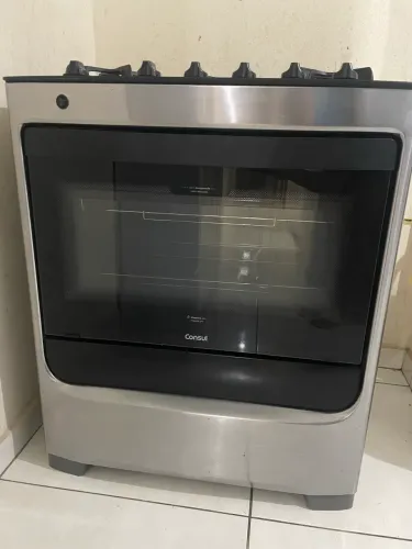 Vendo fogão 5 bocas com topo de vidro