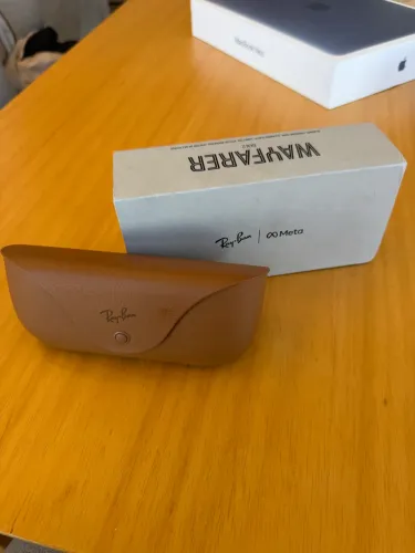 Óculos RAY-BAN Meta Wayfarer Gen 2- Shiny Black/ G-15 Green