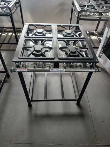 Fogão Industrial 4 bocas Duplas 30x30