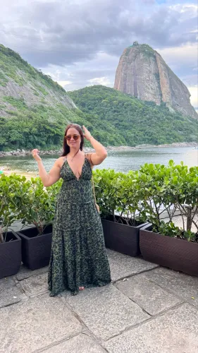 Vestido seda crepe 