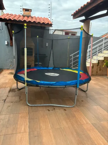 Cama elástica infantil média