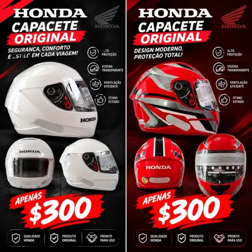 CAPACETES HONDA À VENDA