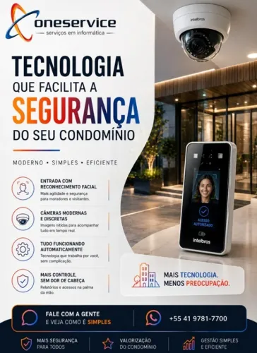 INSTALAÇÃO DE SISTEMA FACIAIS E CAMERAS DE MONITORAMENTO