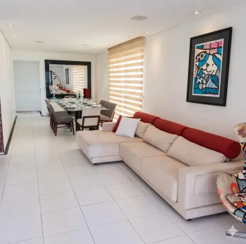 Alto Padrão com Vista Mar em Boa Viagem | 320m² | 5 Quartos | 1 por Andar