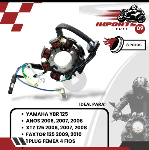 Estator da factor 125 2006 a 2010 novo na caixa , comprei errado
