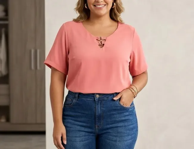 Blusinhas plus size