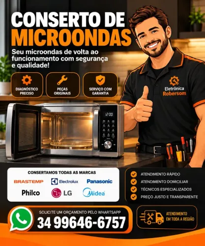 Conserto de microondas