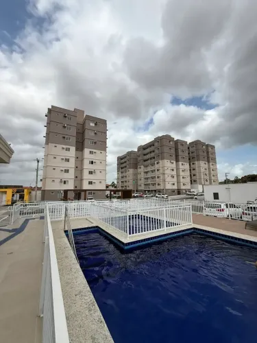 APARTAMENTO NO TURU COM 2 QUARTOS SENDO 1 SUITE - TORRE COM ELEVADOR