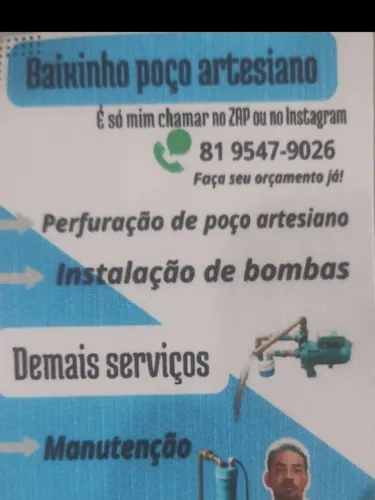 Abre  poço artesiano manual
