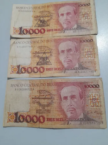 Cedulas 10000 Cruzados