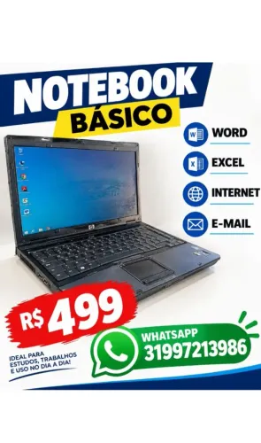 NOTEBOOK HP R$499- HOJE 08/10- LEIA TODO ANÚNCIO