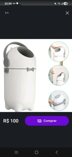 Lixeira antiodor